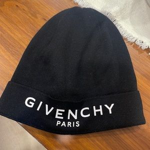 Givenchy logo beanie hat